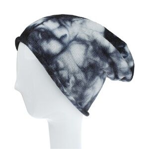 Black Grey Slouchy Knit Beanie Hat Hip Hop Winter Sack Cap Men’s Women’s Unisex